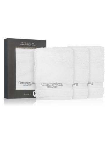 Omorovicza Cleansing Mitt Trio комплект за почистване на грим 3 бр.