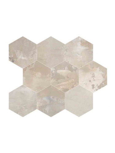 City Plaster MOSAICO ESAGONI Beige - декоративна плочка за баня