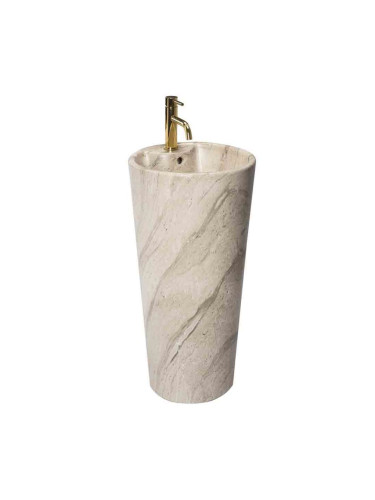 Свободностоящ умивалник REA BLANKA NATURAL MATT MARBLE