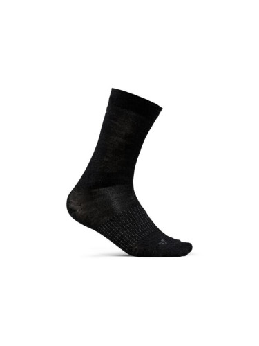 Craft Wool Liner 2-Pack Black 37/39 Socks