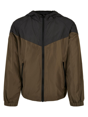 Boys' 2-Tone Tech Windrunner black/darkolive