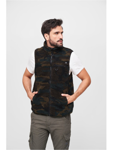 Men's teddyfleece vest for the forest