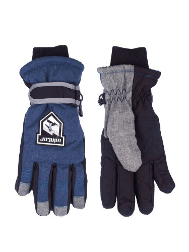 Yoclub Kids's Gloves REN-0338C-A250 Navy Blue