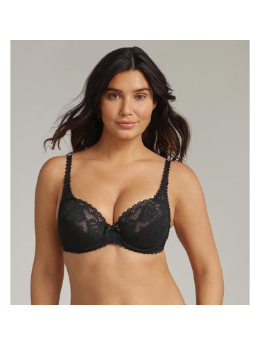 PLAYTEX RCS FLOWER ELEGANCE UNDERWIRE BRA - Women's Lace Bra with Underwire - Black