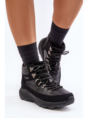 Women's lightweight trapper shoes with zip Lee Cooper black