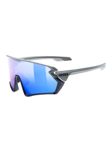 Uvex Sportstyle 231 Rhino Deep Space Mat/Mirror Blue Sports Glasses (Cat. 2)