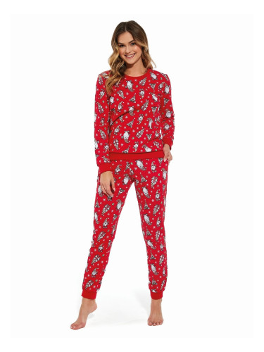 Cornette 163/335 Gnomes 3 L/R Pyjamas S-2XL Women's Red