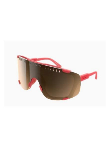 POC Devour Ammolite Coral Translucent Sports Sunglasses