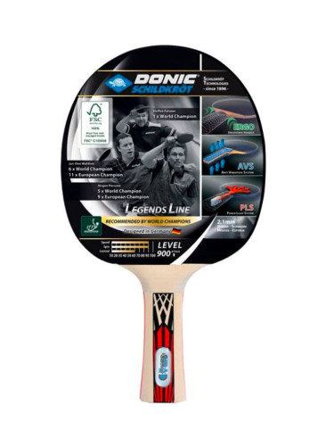 Donic Schildkröt Legends Line 900 Table Tennis Bat.