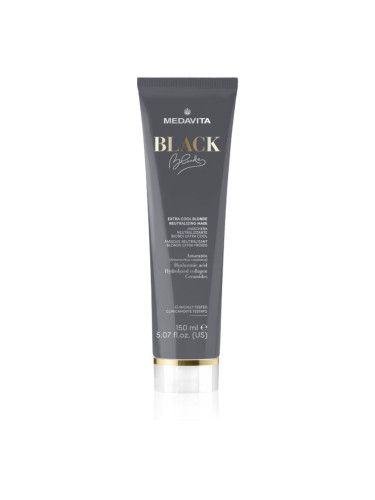 Medavita Black Blondie Extra Cool Blonde естествено неутрализираща маска за боядисана коса 150 мл.