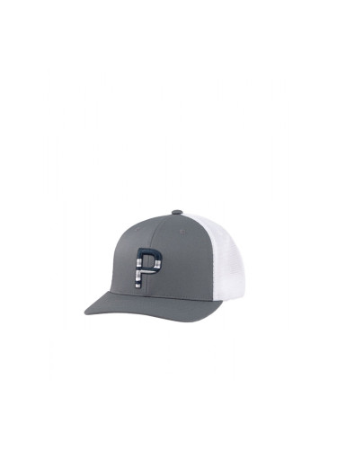 PUMA Sundown Trucker Snapback P Cap Grey/White