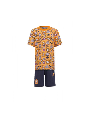 ADIDAS x Kevin Lyons Shorts And Tee Set Orage/Multi