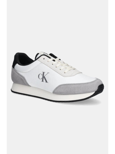 Маратонки Calvin Klein Jeans RETRO RUNNER ICONIC SNK в сиво YM0YM01119