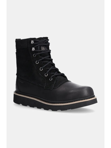 Кожени туристически обувки Sorel SLABTOWN 62 CARIBOU 100 в черно 2078321010