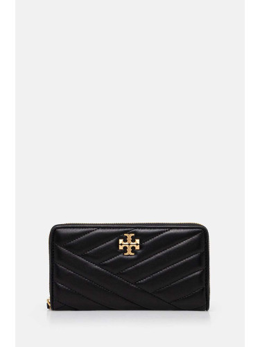 Портмоне Tory Burch Kira Chevron дамски в черно 90348