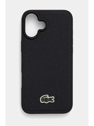 Кейс за телефон Lacoste iPhone 16 Plus 6.7 в черно LCHMP16MPVCK