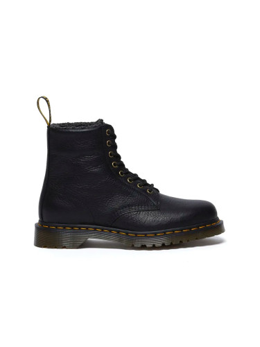 Кожени кубинки Dr. Martens 1460 WL в черно с равна подметка с изолация DM31873001