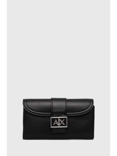 Портмоне Armani Exchange дамски в черно 948484 4F788