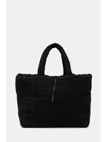 Чанта Nanushka SOFT TOTE в черно NU24FWBT12451