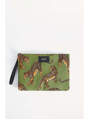 Клъч WOUF Olive Leopard XL