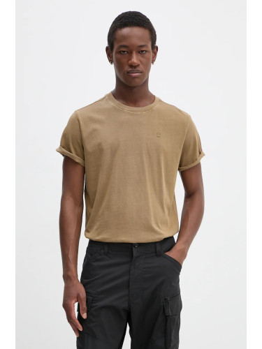 Памучна тениска G-Star x Sofi Tukker в розово с изчистен дизайн