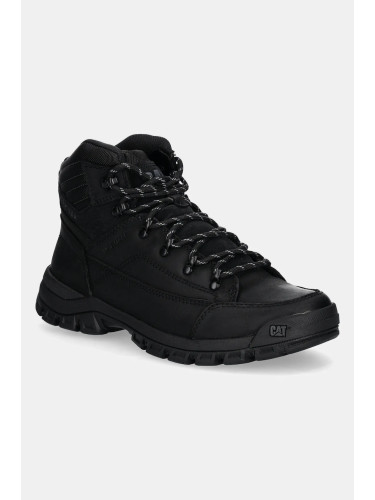 Кожени обувки CAT Footwear THRESHOLD HIKER WP в черно P725957