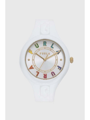 Часовник Furla дамски в бяло WW00056005L2