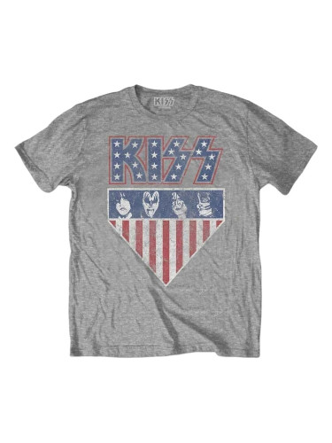 Kiss Риза Stars And Stripes Unisex Grey XL