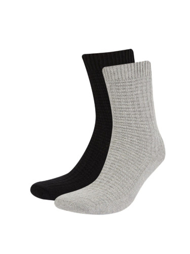 DEFACTO Men's 2-Pack Cotton Winter Socks