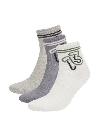 DEFACTO Size 3-Pack Cotton Long Socks