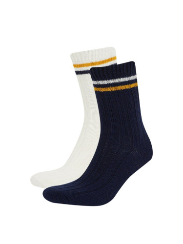 DEFACTO Men's 2-Pack Winter Socks