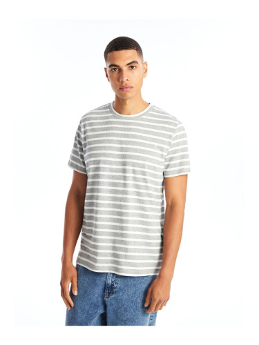 LC Waikiki LCW Crew Neck Short Sleeve Striped Men's T-Shirt