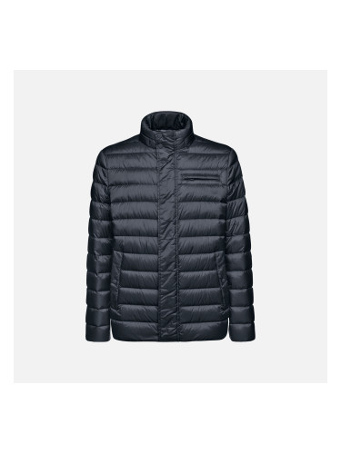 Dark Blue Men's Quilted Jacket Geox Warrens - Mens