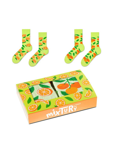 ZOOKSY/RAINBOW SOCKS Комплект чорапи Zooxy mixTURY Oranges 2 чифта