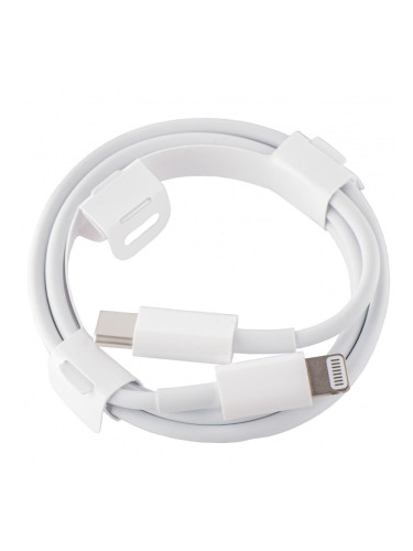 Оригинален кабел Apple USB-C - Lightning, A2249, 1м, 96W, 4.7A в плик, Бял