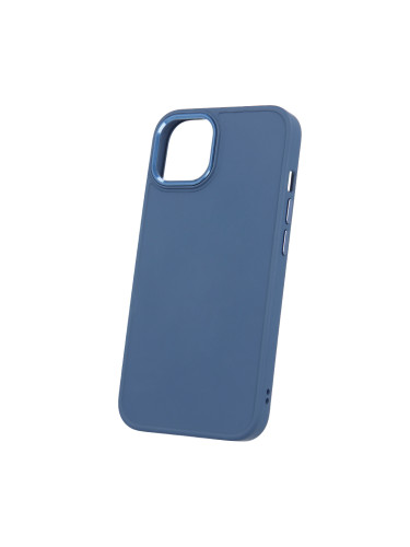 Силиконов кейс bSmart Silicone Satin Case, За iPhone 15 Pro (6.1), Тъмносин