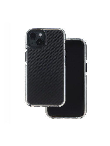 Силиконов кейс MBX Acrylic Carbon, За Samsung Galaxy A55 (A556), Черен