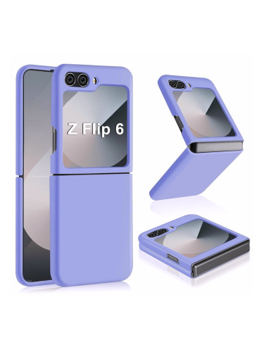 Силиконов кейс bSmart Silicone Cover, За Samsung Galaxy Z Flip6, Светлолилав