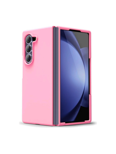 Силиконов кейс bSmart Silicone Cover, За Samsung Galaxy Z Fold6, Бледорозов