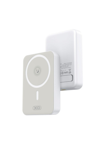 Външна батерия Power Bank 10000 mAh XO PR231 20W 3А, магнитна с MagSafe, Бяла