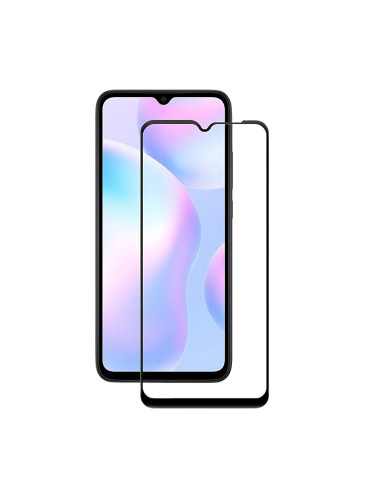 Стъклен протектор OG Premium с цяло лепило, За Xiaomi Redmi 14C, Черен