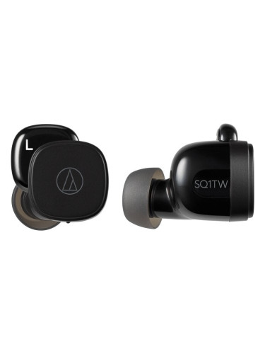 Audio-Technica ATH-SQ1TWBK Black Безжични In-ear слушалки