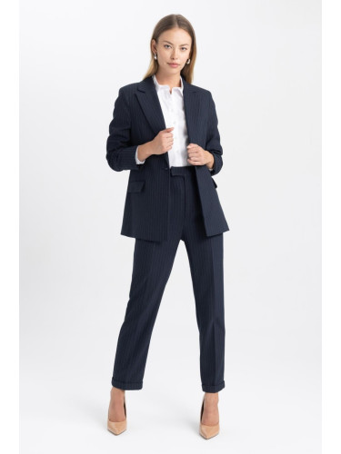 DEFACTO Tapered Fit High Waist Double Leg Pants with Pockets