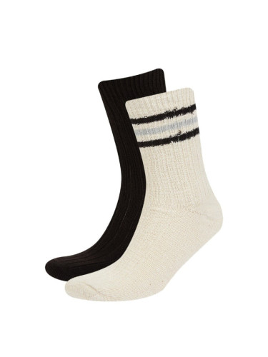 DEFACTO Men's 2-Pack Cotton Winter Socks