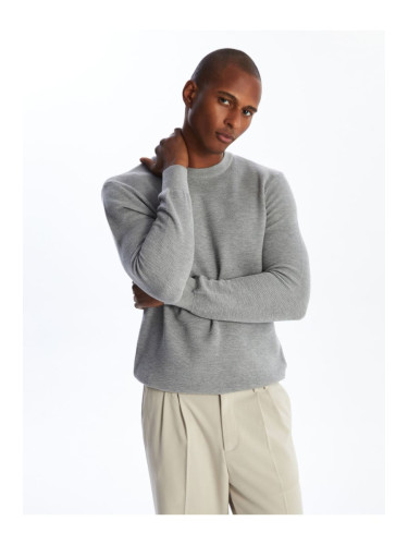 LC Waikiki Crew Neck Long Sleeve Men's Knitwear Sweater