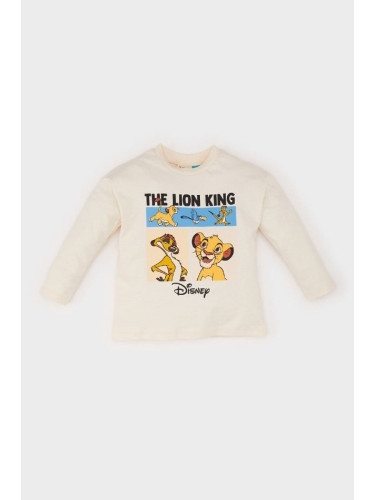 DEFACTO Baby Boy Disney Lion King Crew Neck Long Sleeve T-Shirt