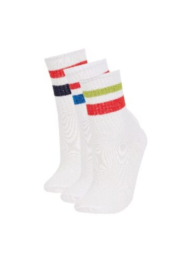 DEFACTO Boy's 3-Piece Cotton Long Socks