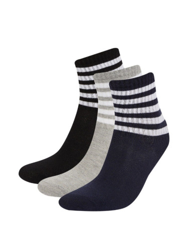 DEFACTO Boy's 3-Piece Cotton Long Socks