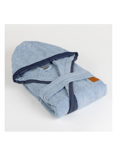 Халат за баня ДЕНИМ СИНЬО, S/M