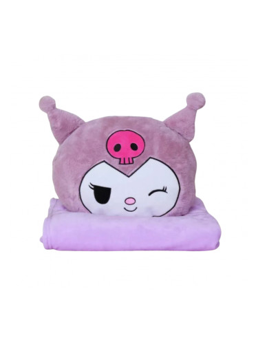 Плюшена възглавничка коте, 36 см + одеалце